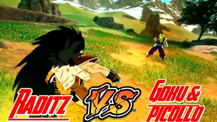 DB Sparking ZERO - Raditz Vs Goku & Picollo.