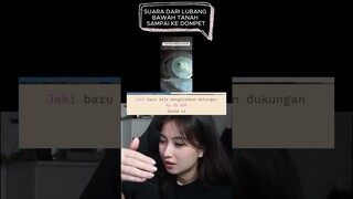 REACT CI ADEL DENGER SUARA DARI DALAM LUBANG GOA #ytshorts #reaction #adeline #deankt #viral