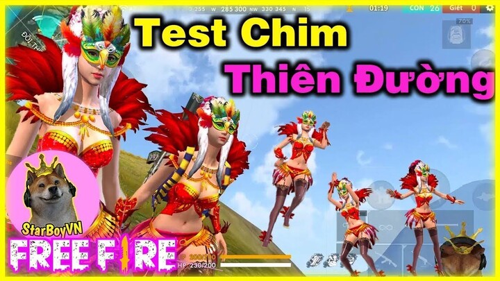 [Free Fire] Test Trang Phục Chim Móng Đỏ =))