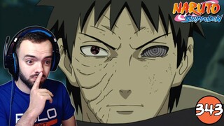 OBITO UCHIHA REVEALED!! | Naruto Shippuden Reaction Episode 343