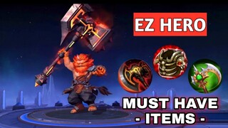 This New Fighter is EZ to Use!! (MUST BUY) EZ 20 kills and 22 assist! | MLBB | Aulus Best Build 2021