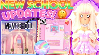 THIS GOT UPDATED FOR THE NEW SCHOOL IN ROYALE HIGH... ROBLOX Royale High New School & Royalloween!