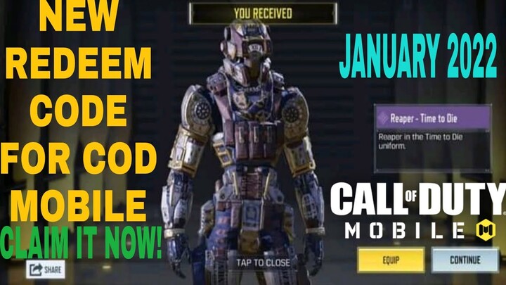 *January 2022* Call Of Duty Mobile New Redeem Code | Cod Mobile Redeem Code Garena