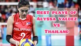 30th SEA GAMES | Alyssa Valdez vs Thailand | GAME HIGHLIGHTS