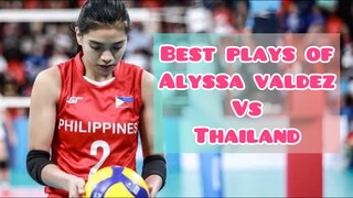 30th SEA GAMES | Alyssa Valdez vs Thailand | GAME HIGHLIGHTS