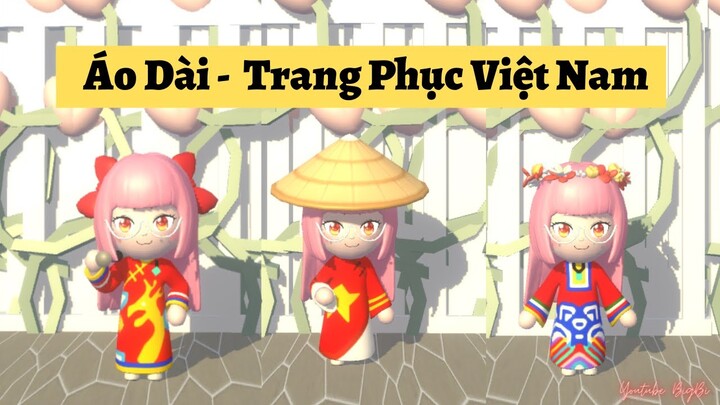 Cách lấy Áo Dài & Trang Phục Việt Nam trong BUD Create #8 - BIGBI