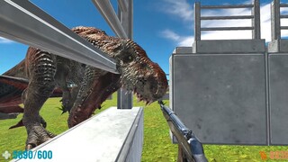 Carnivore Dinosaurs Attack My Zoo. Animal Revolt Battle Simulator