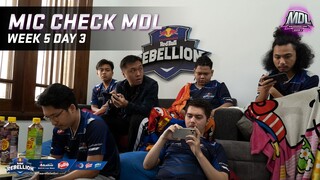 MIC CHECK MDL SEASON 3 WEEK 5