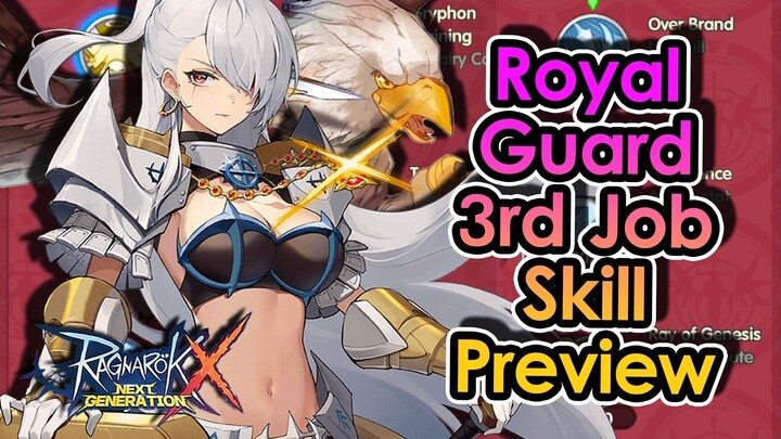 [ROX Global] Is This the STRONGEST Tank Class? Royal Guard 3rd Job Skills Preview | King Spade