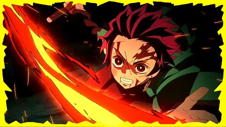 Tanjiro dance // Demon slayer, kimetsu no yaiba // Episode 19 || Funny anime Moments of 2020  || 冬の面