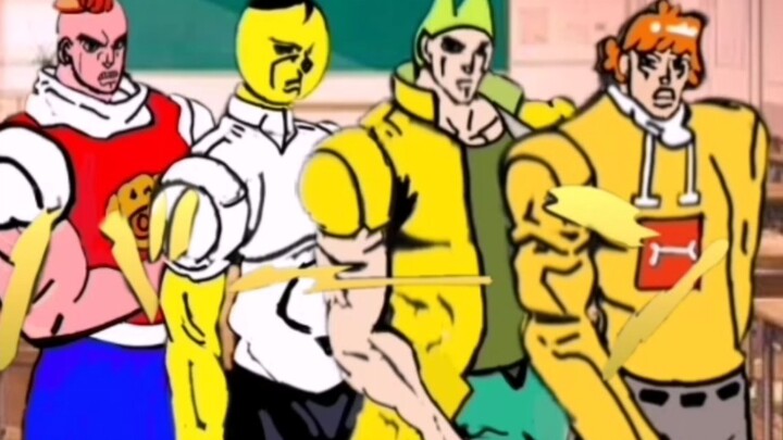 [Childhood Crusher / JOJO] All the MANGA P Characters Are Here!