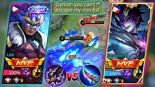 GLOBAL DYRROTH VS TOP SUPREME BADANG INTENSE MATCH | BEST BUILD | RED MAGIC 6S PRO GAMEPLAY🔥