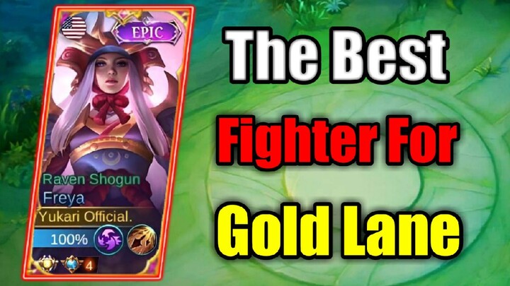 Freya Gold Lane OP | Must Watch | Mobile Legends√