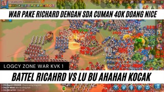 perdana logcy zone war pake richard di open pass 4 trade nya bgst !!!