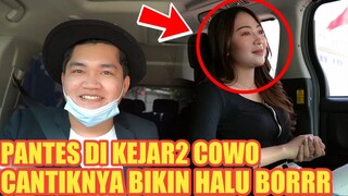 PRANK TAXI ONLINE!! HIBUR CEWE MANJA YANG DI KEJAR2 COWO SAMPAI BAPERRR