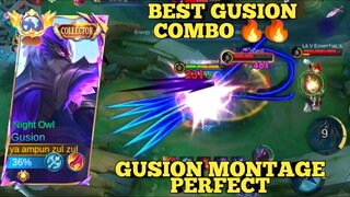 best gusion combo ~ gusion perfect montage🔥🔥