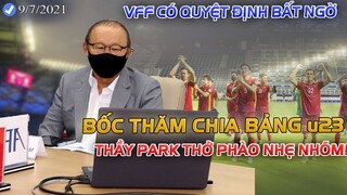 BỐC THĂM CHIA BẢNG U23, VIỆT NAM GẶP KHÓ, VFF NGAY LẬP TỨC RA THÔNG BÁO KHẨN