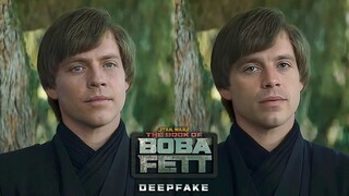 Sebastian Stan as Luke Skywalker in The Book of Boba Fett [ DeepFake ]