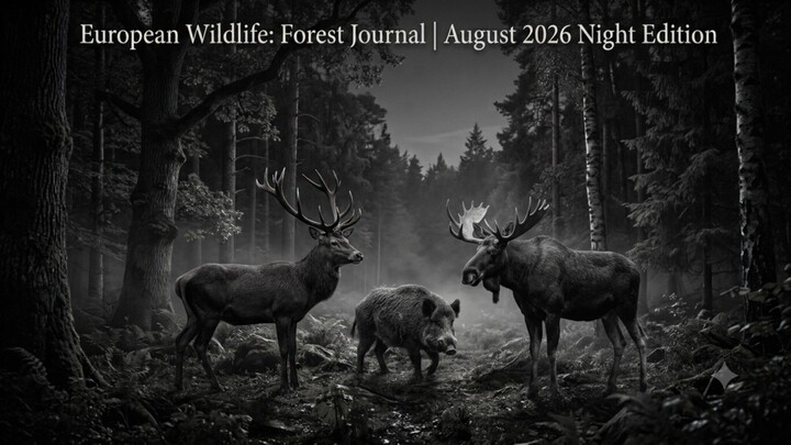 European Wildlife: Forest Journal | August 2026 Night Edition | HD
