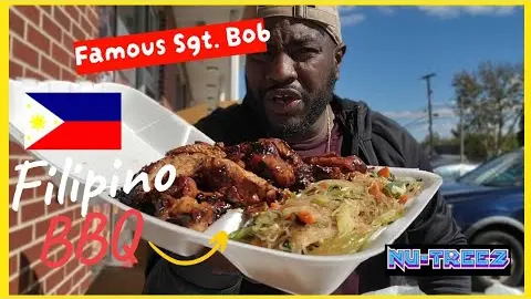 Filipino BBQ Food at Famous Sgt. Bob