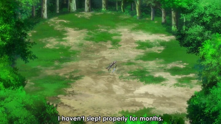 Menyendiri di tengah hutan