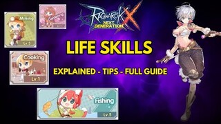 Life Skills Guide - Ragnarok X: Next Generation