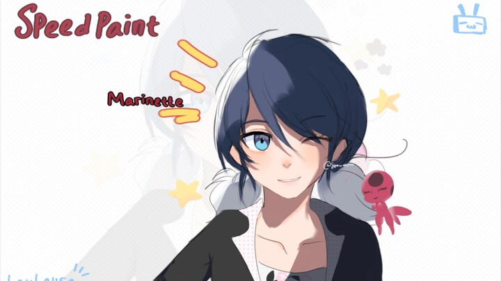 speedpaint marinette dari series miraculous