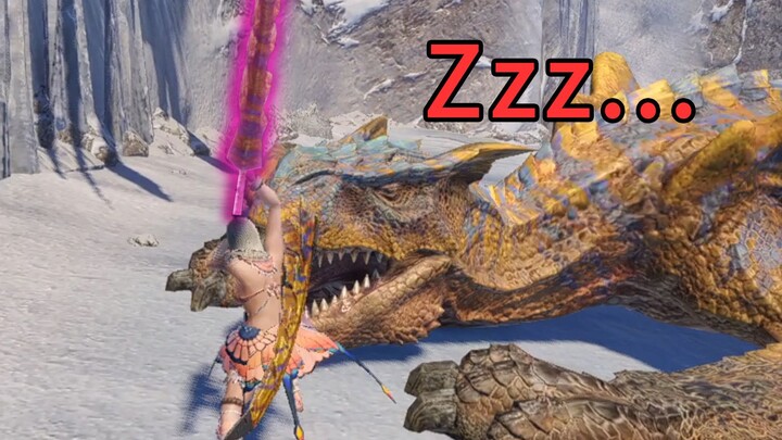 Gently awake sleeping minds, but Monster Hunter