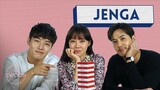 Kong Hyo-jin, Kang Ha-neul, and Kim Ji-seok play Jenga [ENG SUB]