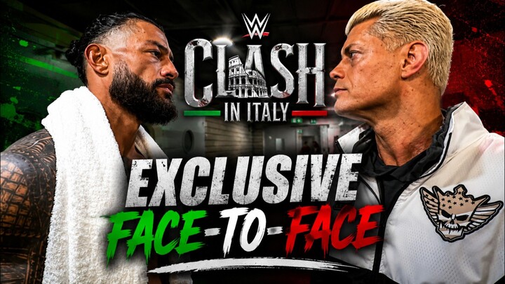 Roman Cody Backstage at Clash in Italy