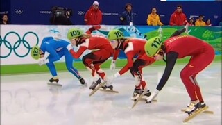 “王濛”温哥华冬奥会“女子短道速滑500米决赛”秒杀全场，霸气夺冠！