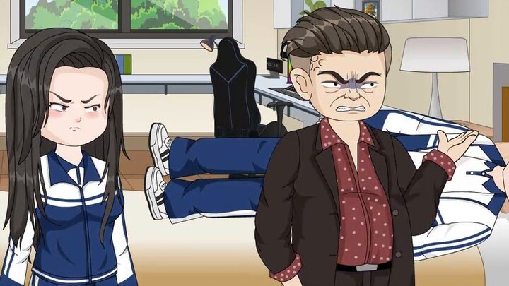 Tôi nộp bài kiểm tra sớm và cô ấy trở nên lo lắng