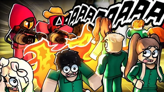 เราได้ FLAMETHROWERS ใน ROBLOX SQUID GAME