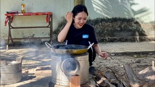 ẨM THỰC CÔ VY LÀM MÓN CÁ CHIÊN TƯƠNG ĐẬM ĐÀ VỊ QUÊ HƯƠNG | Ẩm Thực Cô Vy