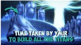 How Long Did It Take Ymir To Build All The Colossal Titans?