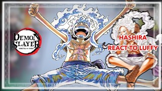 Hashiras react to Luffy / JoyBoy || One Piece || Gacha Club