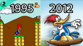 Woody Woodpecker Game Evolution [1995-2012]