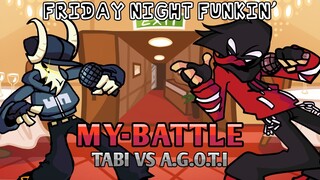 Agoti has a Rap Battle against Tabi | Tabi VS Agoti (Friday Night Funkin')