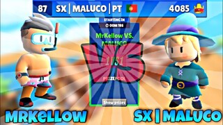 MrKellow vs SX | MALUCO | YT in Stumble Guys | Very funny! 🤣