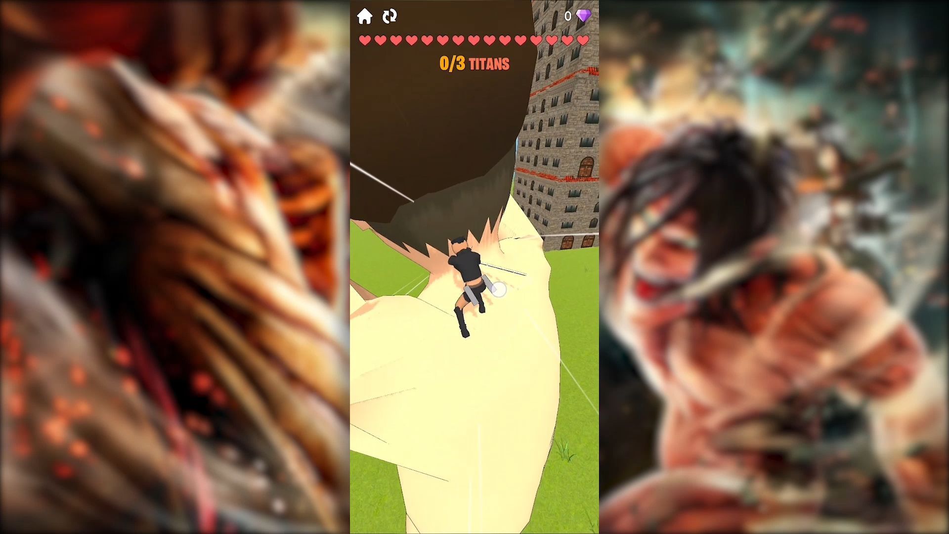 Attack on Titan 3D Android Game Mod Apk Free Download Gameplay - BiliBili