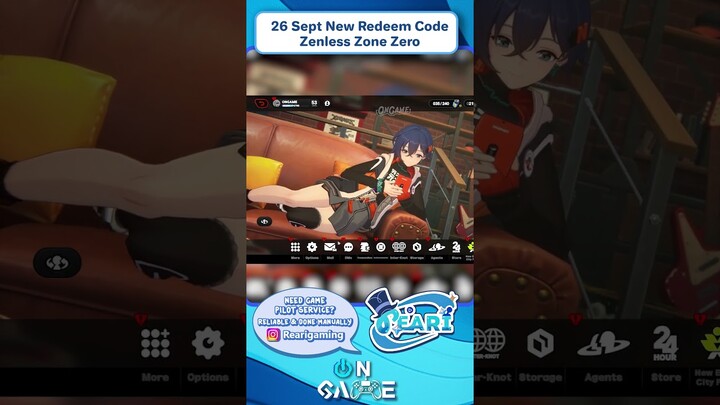 26 Sept New Redeem Code Zenless Zone Zero | How to Redeem Code ZZZ 1.2