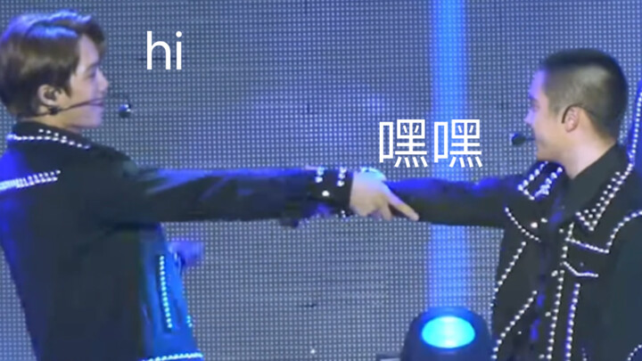 The locals' passive skill: cracking up just by making eye contact (They're really close brothers—so 