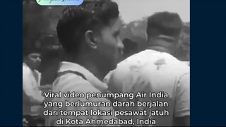 Keajaiban di Tengah Tragedi Jatuhnya Pesawat Air India! Belum ada penjelasan resmi mengenai bagaiman