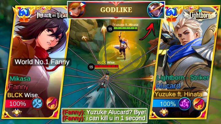Yuzuke Meets BLCK Pro Player Fanny in Ranked Game! 🤯 (Lifesteal Vs Lightning Speed) - Who Will Win?🔥