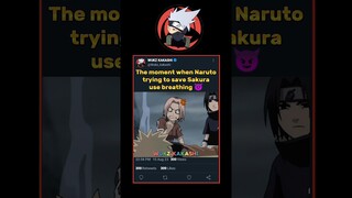 The moment when Naruto trying to save Sakura life || #naruto