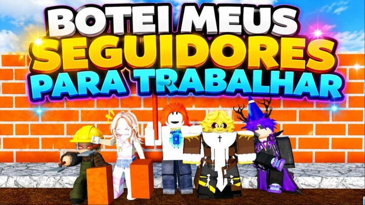 [BR] Meus seguidores CONSTRUIRAM uma casa no ROBLOX - PARTE 1