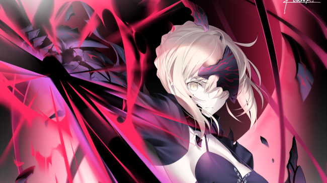 [ Fate/stay night Movie: Heaven's Feel III ] Rider and Shiro Vs Alter Saber