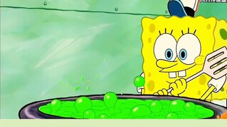 A giant monster descended from the sky and enveloped the Krusty Krab