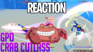 [GPO] CRAB CUTLASS Reaction + Thoughts (COMBO SWORD)