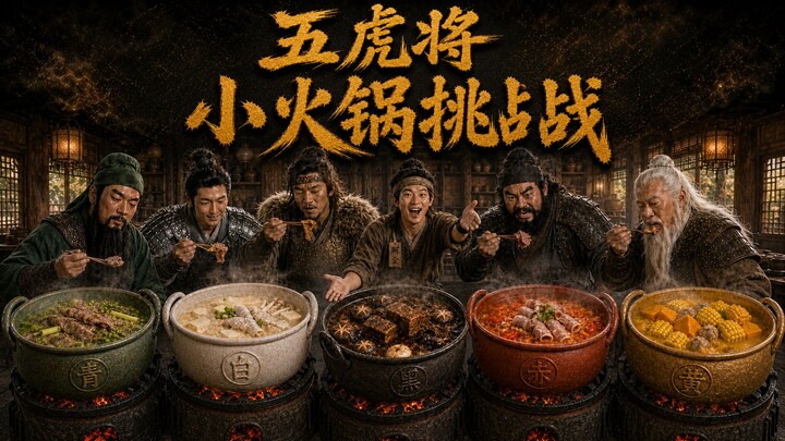 Pengalaman imersif, tantangan besar hot pot para Lima Jenderal!